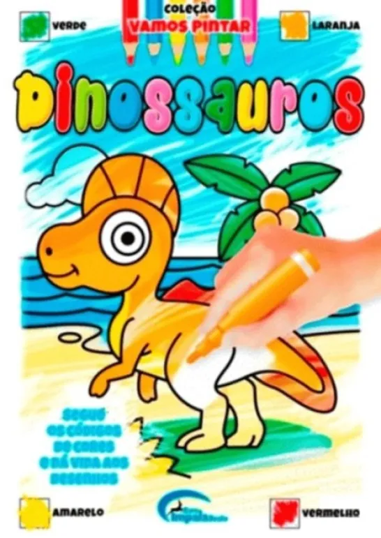 Vamos Pintar Dinossauros